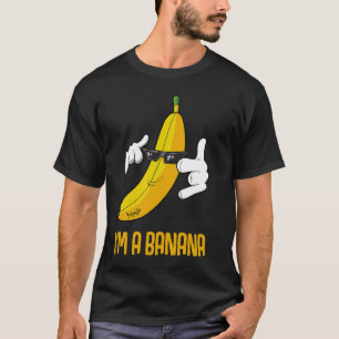 T-shirt Je suis une banane drôle costume banane