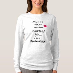 T-shirt Je suis une belle citation de PSYCHOLOGUE