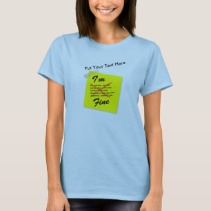 T-shirt Je suis une bonne note post-it