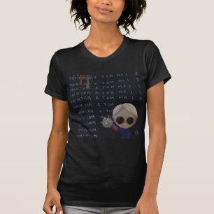 T-shirt je suis une chemise de femmes de machine