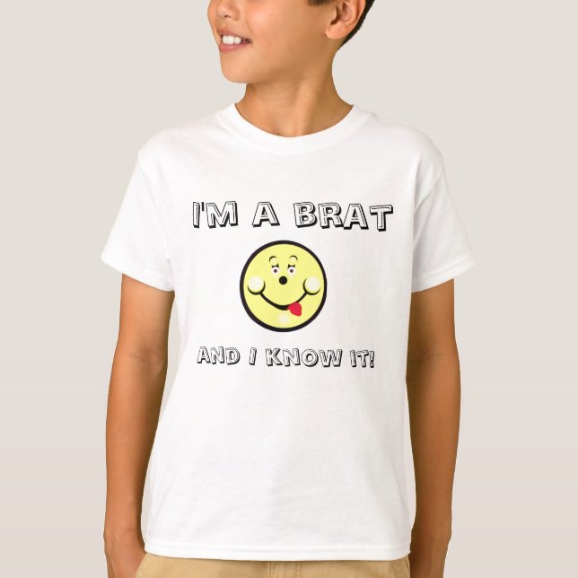 T-shirt Je suis une chemise de GOSSE (Devant)