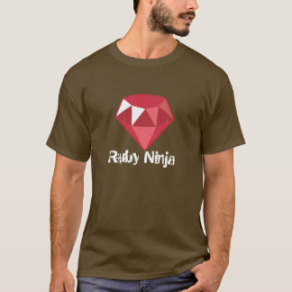 T-shirt Je suis une chemise rouge de rouge de Ninja