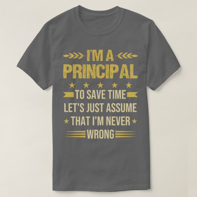 T-shirt Je Suis Une Citation Principale Funny School (Design devant)