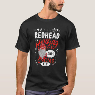 T-shirt Je suis une coquine de rousse et je l'ai mise