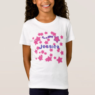 T-Shirt Je suis une étoile ! Rose et chemise nommée
