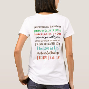 T-shirt Je Suis Une Femme Croyante Chrétienne