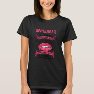 T-shirt Je Suis Une Femme De Septembre Fille Anniversaire