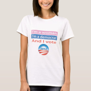 T-shirt Je suis une femme et je vote !