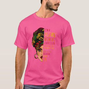 T-shirt Je suis une femme Sagittaire J'ai 3 côtés Nov-Dec