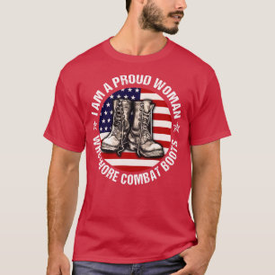 T-shirt Je Suis Une Fier Femme Qui Porte Des Bottes De Com