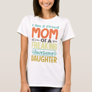 T-shirt Je Suis Une Fier Maman D'Une Fantastique Fantastiq