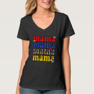T-shirt Je suis une fière autisme maman maman maman maman
