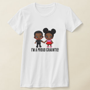 T-shirt "Je suis une fière Grauntie !" avec de mignons jeu
