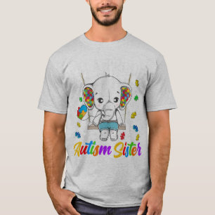 T-shirt Je suis une fière soeur autiste, un encouragement