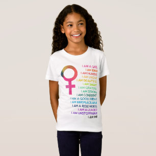 T-Shirt Je suis une fille