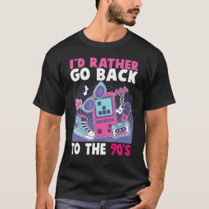 T-shirt Je suis une fille des années 90 Je suis une fille 