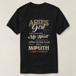 T-shirt Je suis Une Fille Fille Fille Lipstick Mars Avril