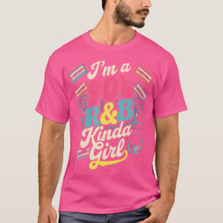 T-shirt Je Suis Une Fille Kinda Rb Des Années 90