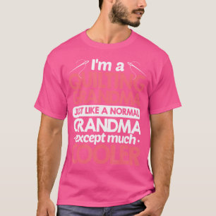 T-SHIRT JE SUIS UNE GRAND-MÈRE DE PATCHWORK COMME UNE GRAN