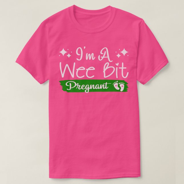 T-shirt Je suis une Grossesse irlandaise enceinte de Wee B (Design devant)