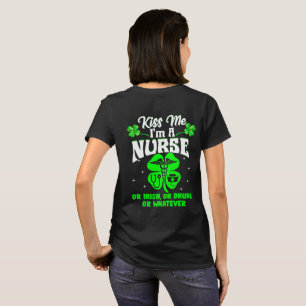 T-shirt Je suis une infirmière irlandaise Drunk St Patrick