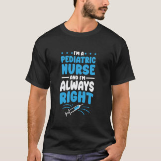 T-shirt Je suis une infirmière pédiatrique conception pour