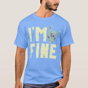 T-shirt Je suis une main de zombie fine Zombies Horreurric