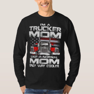T-shirt Je suis une maman camionneuse comme une maman norm