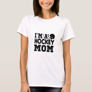 T-shirt Je suis une maman de hockey