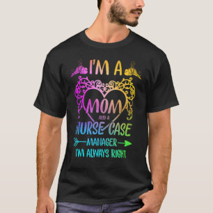 T-shirt Je suis une maman et une infirmière responsable Je