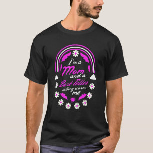 T-shirt Je suis une maman et une vendeuse de banque Rien n