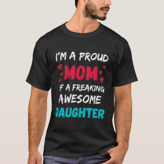 T-shirt Je Suis Une Maman Fière D'Une Fantastique Fausse F