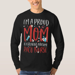 T-shirt Je suis une maman fière d'une infirmière de Pacu g