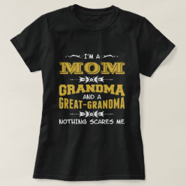 T-shirt Je suis une maman, grand-maman et une grande