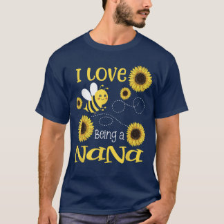 T-shirt Je suis une maman j'aime être une Nana Tournesol A