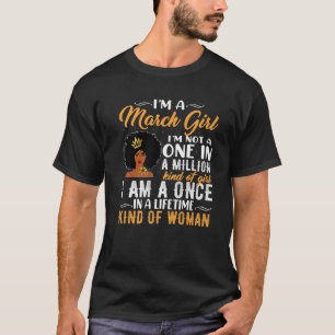 T-shirt Je suis Une Marche Fille Pas Un Dans Million De Fi