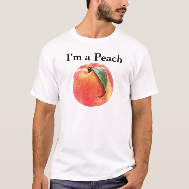 T-shirt Je suis une pêche (Devant)