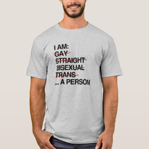 T-SHIRT JE SUIS UNE PERSONNE