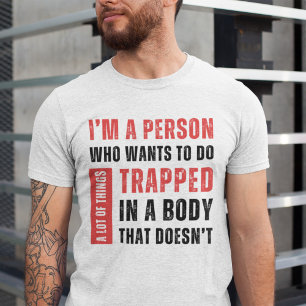 T-shirt Je Suis Une Personne Qui Veut Faire Beaucoup De Ch