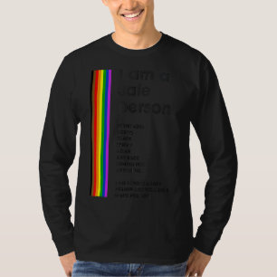 T-shirt Je Suis Une Personne Sûre Lgbtq Ally Safe Space Pr