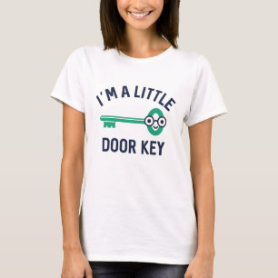 T-shirt Je suis une petite clé de porte