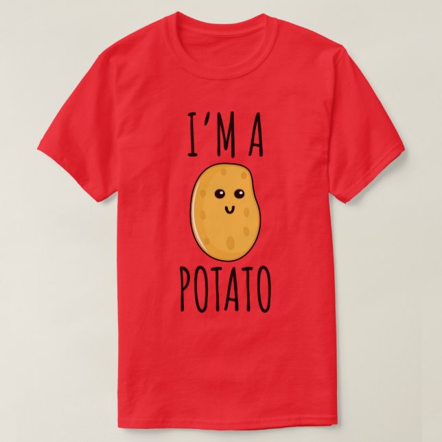 T-shirt Je Suis Une Pomme De Terre (Design devant)