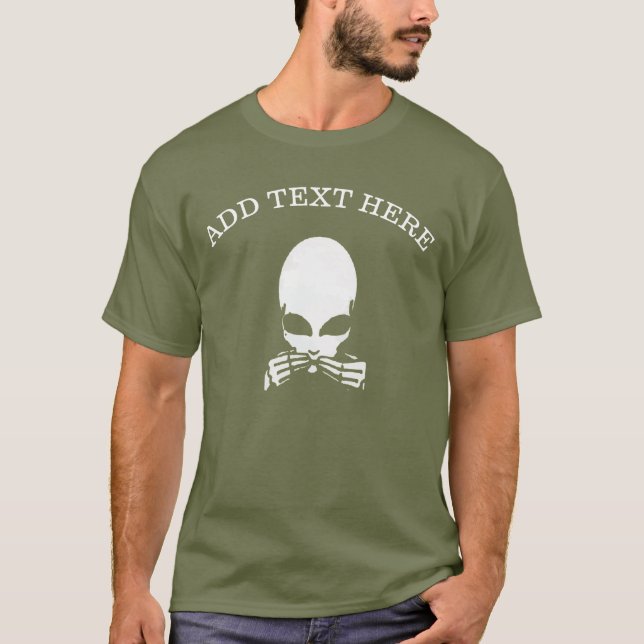 T-shirt Je suis une radio d'un Alien, chemise (Devant)