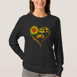 T-shirt Je Suis Une Simple Femme Camping Chien Vin Flip Fl