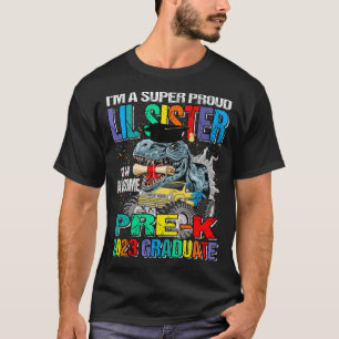 T-shirt Je suis une super fière soeur Lil d'un superbe Pré