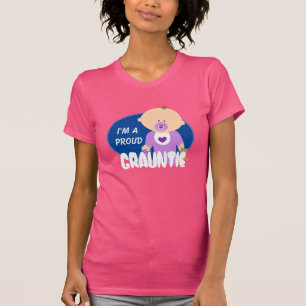 T-shirt "Je suis une tarte fière" avec un bébé mou dans le
