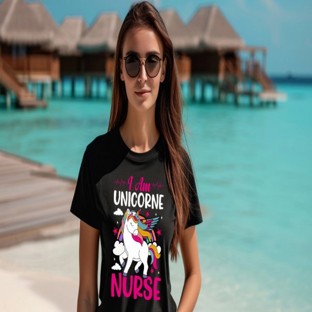 T-SHIRT JE SUIS UNICORNE NURSE (Créateur téléchargé)