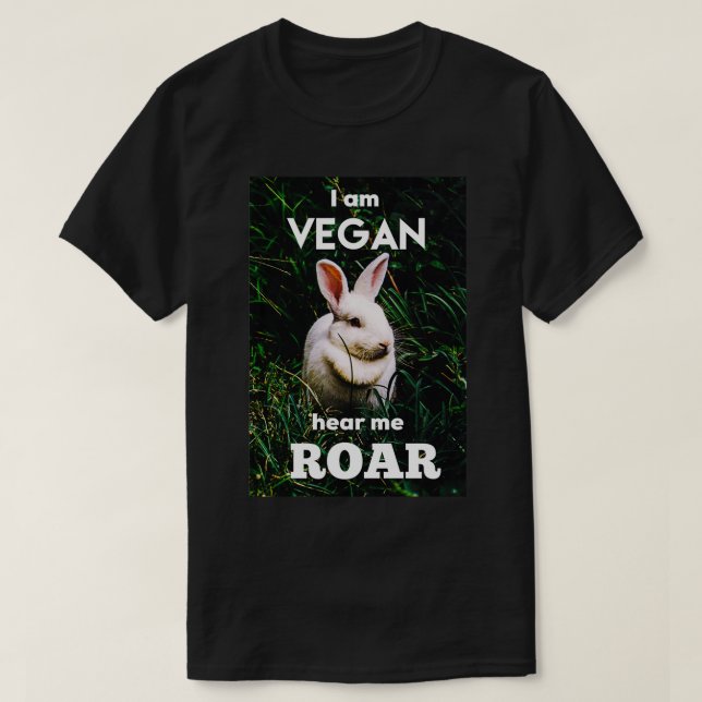 T-shirt Je suis Vegan 1 (Design devant)