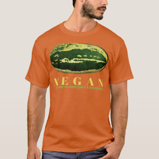 T-shirt Je suis Vegan parce que mon corps n'est pas Gravey