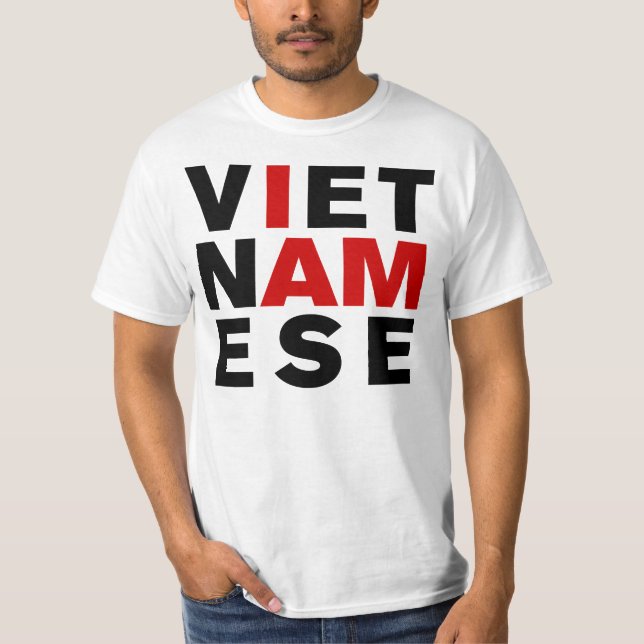 T-SHIRT JE SUIS VIETNAMIEN (Devant)